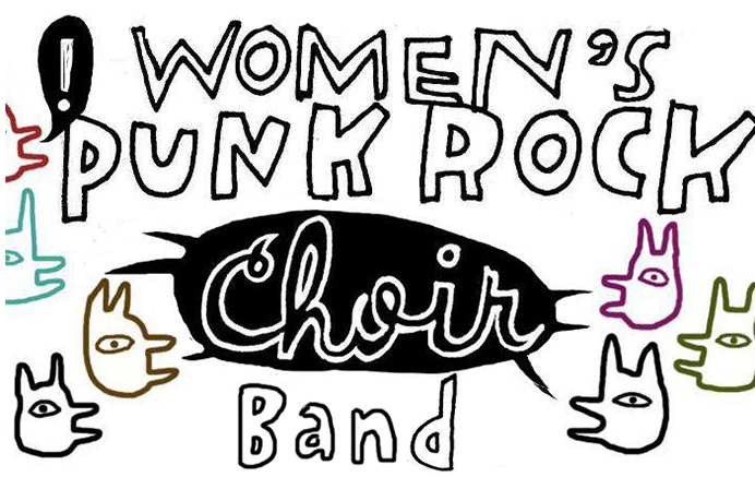 We Powell river womens punk rock choir band